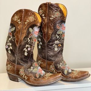 Old Gringo Embroidered Floral Boot, size 8